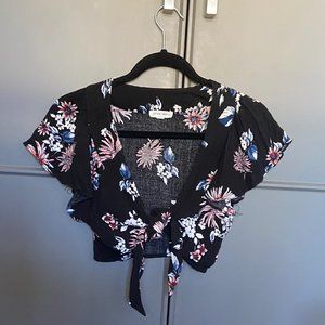 Cotton Candy LA Flormal Tie Top